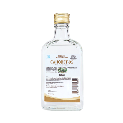 Препарат антисептический Сановет 95% 200 мл