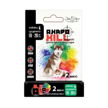 АкароKILL капли от блох и клещей собакам 10-20кг ЗооХелс амп 2 мл